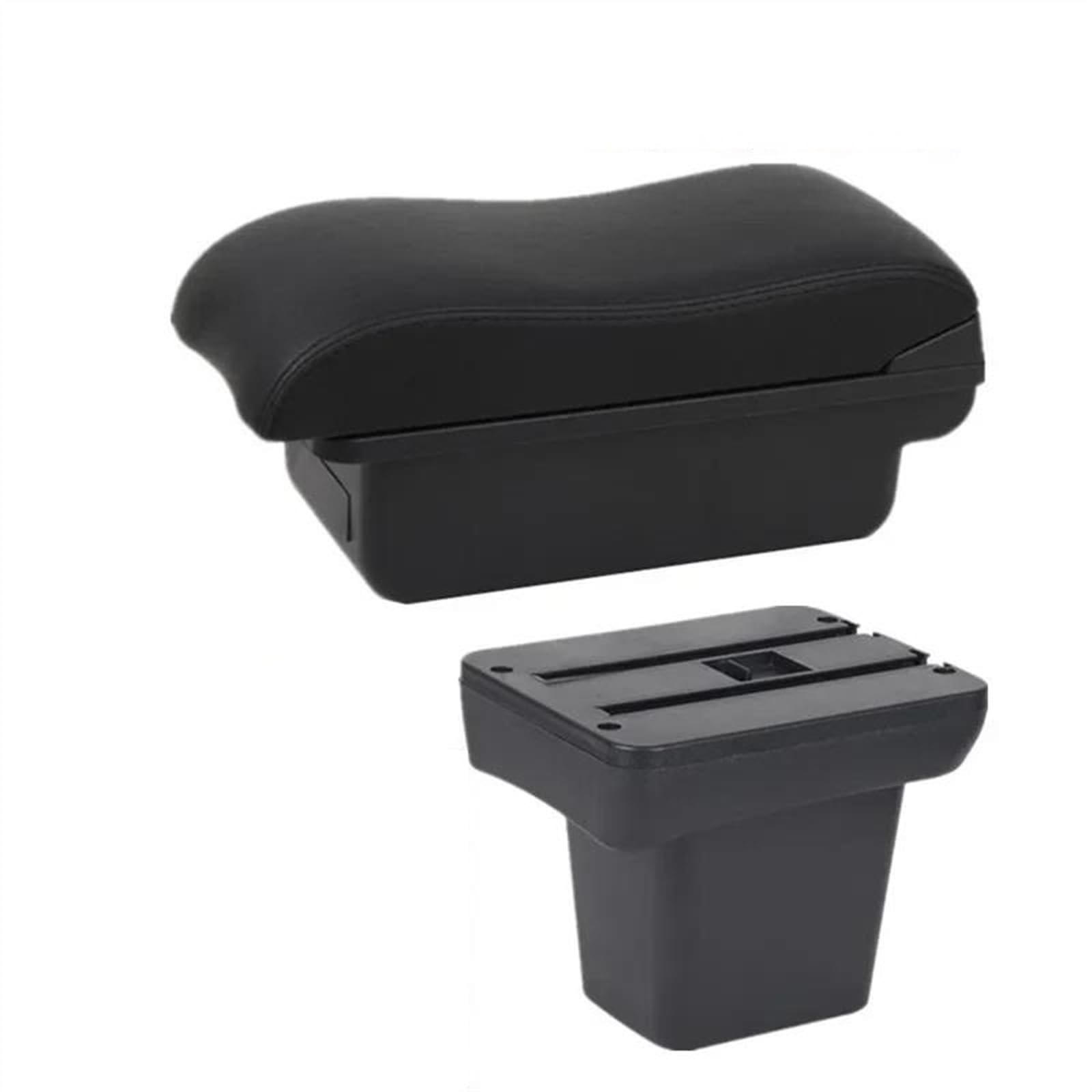 NOHEEU Car Accessories Armrest Box 2006-2012 Center Storage Dedicated Retrofit For Freelander 2(A2 black line)