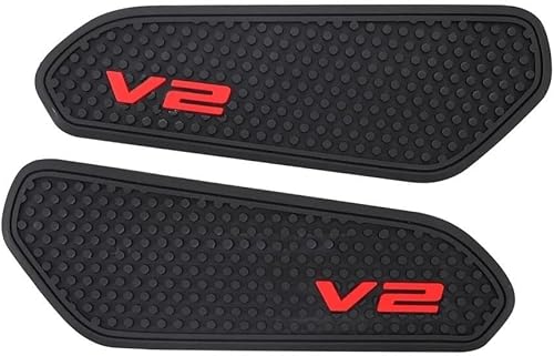 Adhesivo protector de tanque de goma para Du&Cati St&reet fi & ghter V2 Panigale V2 Accesorios lado tanque de combustible Pegatinas Pegatinas Gas