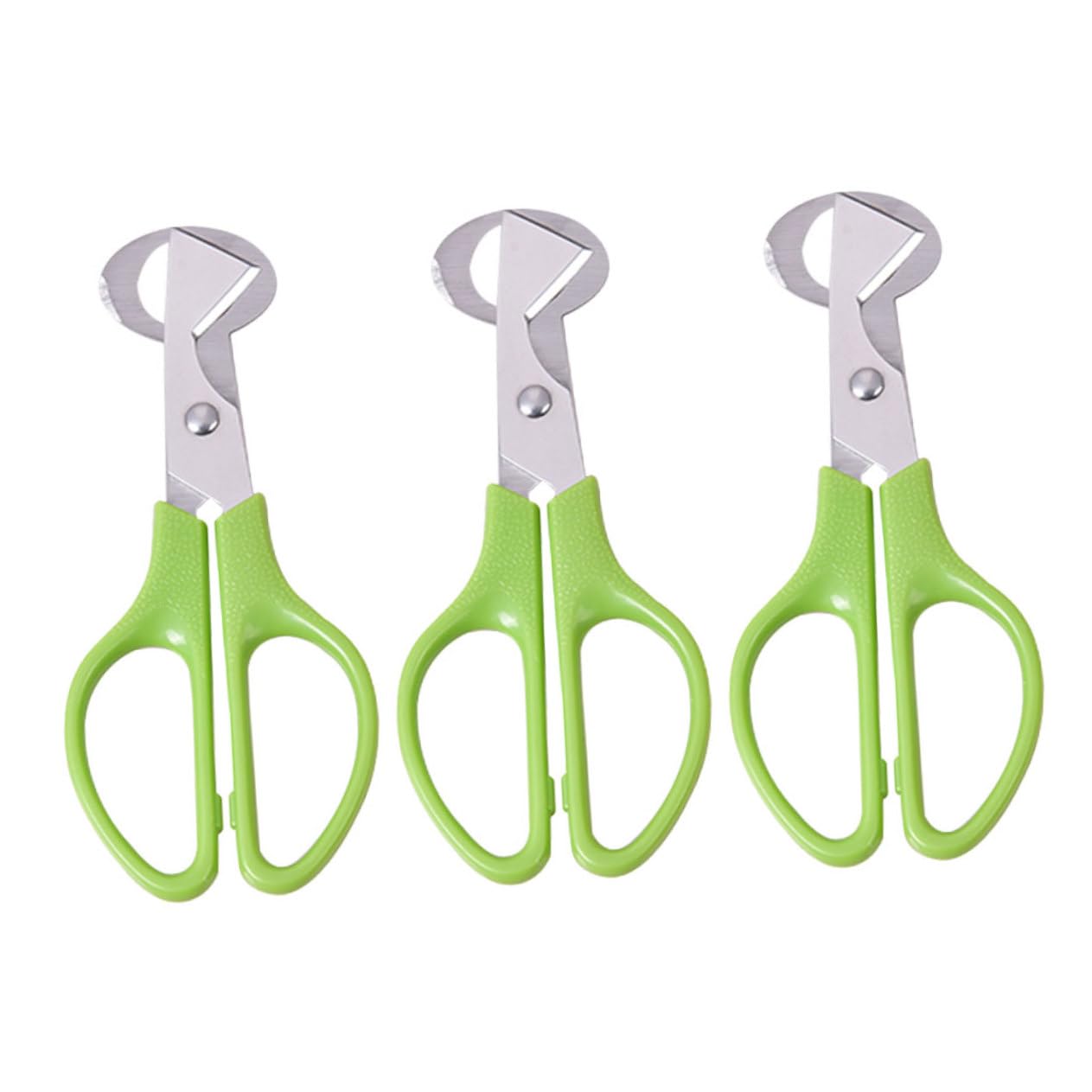 COLLBATH Quail Egg Scissors 3pcs Kitchen Egg Scissors Cutting Tool Slicer Set Opener Perfect for Home Bbq