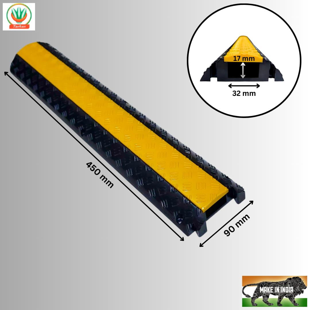 Floor Cable Protector - 3ft Set, Anti-Slip -2