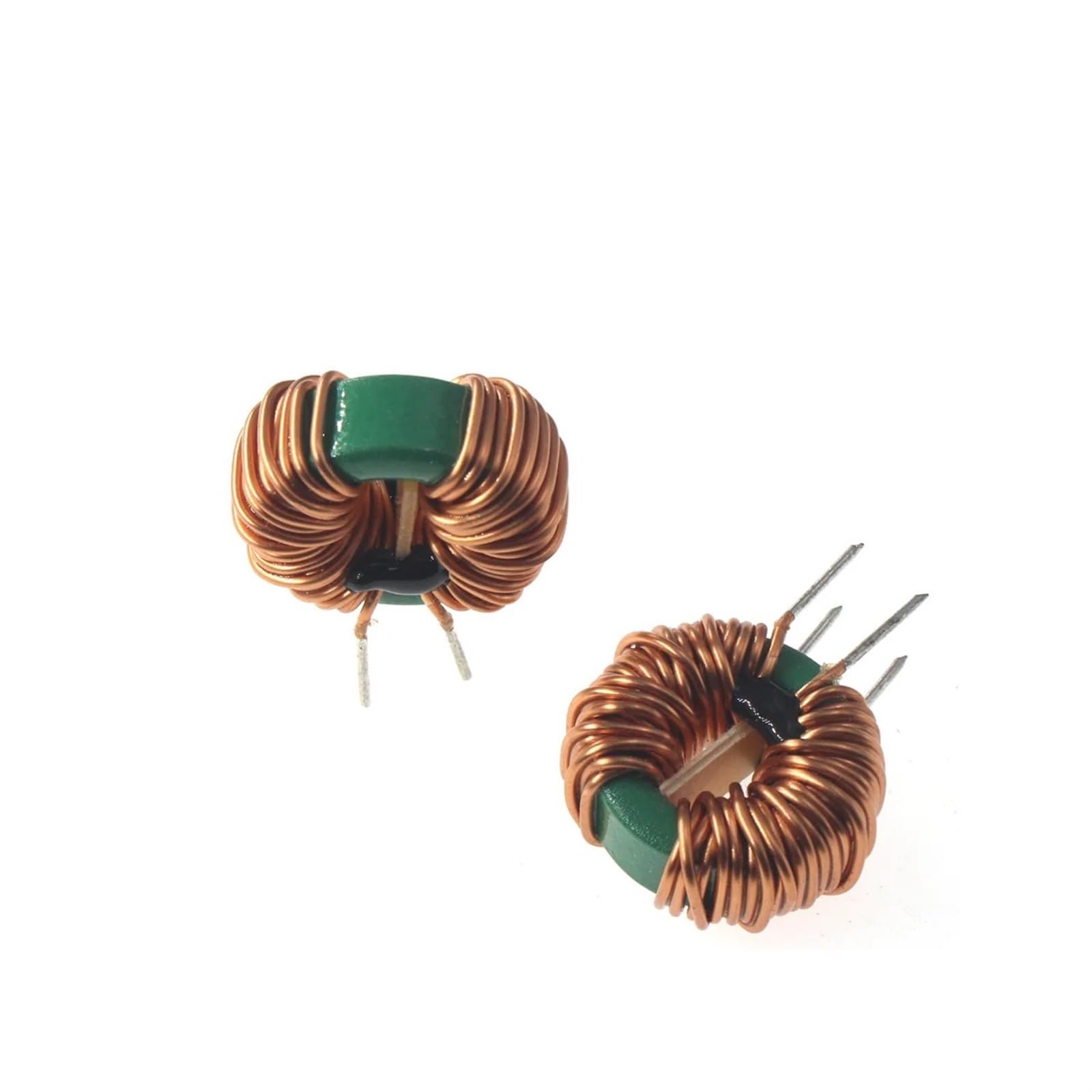 2 Piezas 18X10X7-1/2/5/10/20/30mh 0,6 D Anillo de Alambre de manganeso Zinc Anillo magnético Filtro Bobina de estrangulación Inductor de Modo común Vertical(30mh 2pcs)