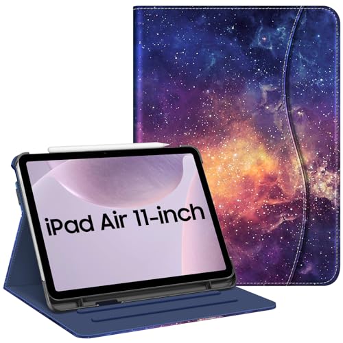 Étui pour iPad Air 4e génération multi-angle anti-rayures poche