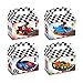NA 12 Packs Racing Treat Boxes Cars Party Box Racing Theme Checkered Birthday Party Supplies Black and White Racing Goodie Candy Boxes for Car Themed Birthday Party Decorations Supplies Favors