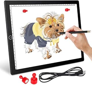 Light Board for Tracing, A4 Led Light Pad, Honesorn Light Box for Weeding