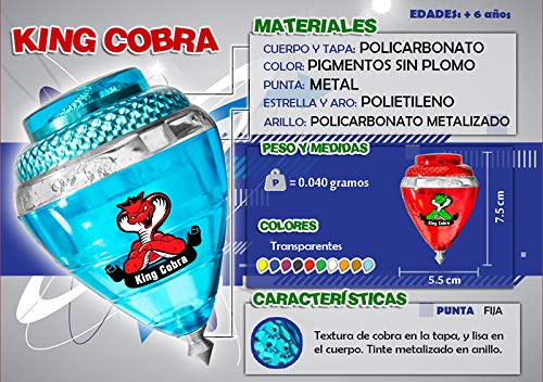TROMPOS COMETA- Toys, Multicolor (Plastigamar S.A de C.V 7502239020222)
