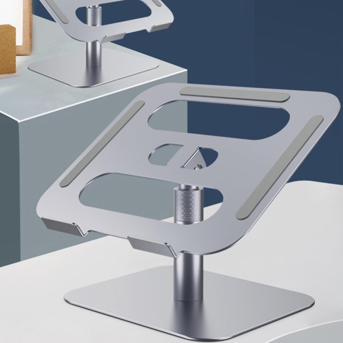 Lega Supporto Argento Pieghevole di Notebook Alluminio