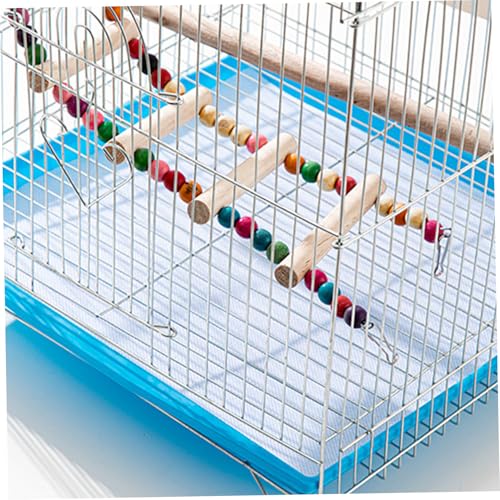 100 peças de forro de gaiola de pássaro, forro de gaiola de tecido não tecido, 15 x 21 cm, forro ret