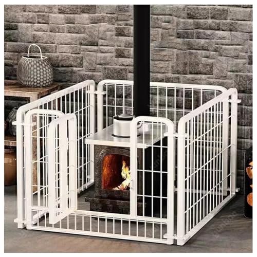 Barrière de sécurité pour cheminée grille blanche protection poêle
