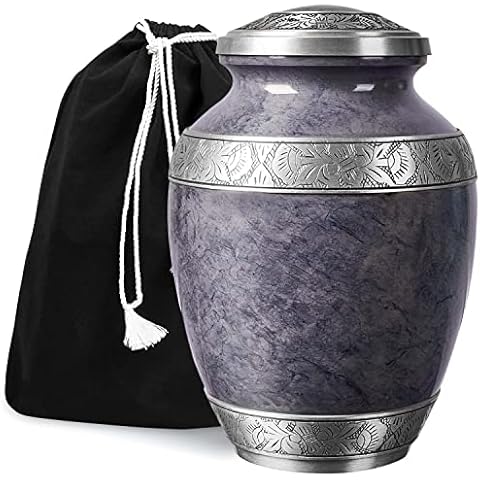 GSM Brands Slate Gray Cremation Urn Cover