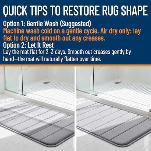 Save 37% on OLANLY Memory Foam Bath Mat - Quick Dry & Machine Washable - Image 3