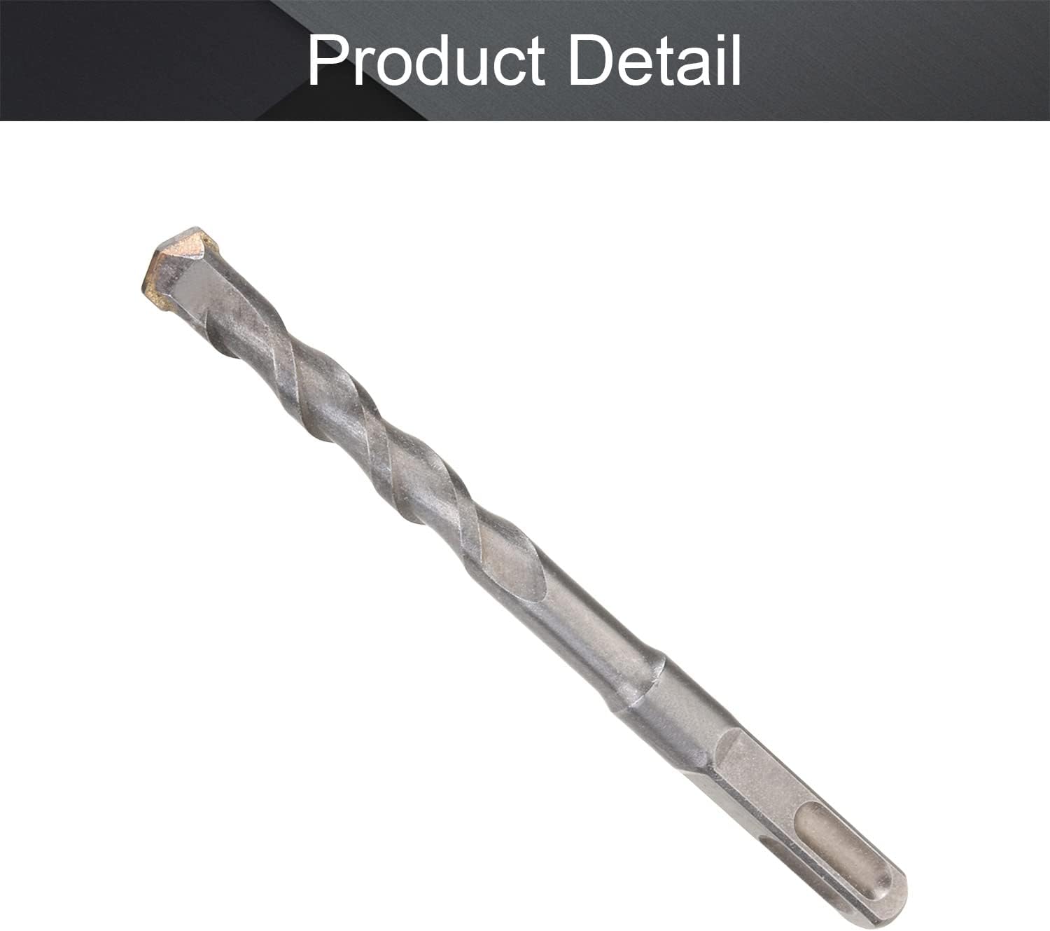 Utoolmart Masonry Drill Bit 12mm x 150mm Carbide Tipped Rotary Hammer Bit Square Shank for Impact Drill 1Pcs