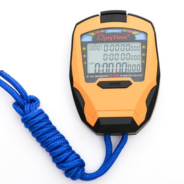 Three Rows Sports Stopwatch 100 Lap-Memory-image-30