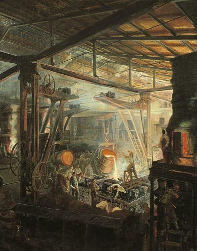 Affiche la Fonderie par Ignace François Bonhomme impression sur toile 60x90cm pour salon