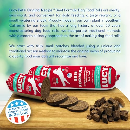 Image of Lucy Pet Products Lucy Pet Beef Formula Dog Food Rolls