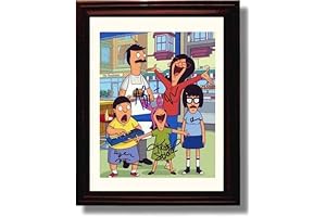 Framed Bob's Burgers Autograph Promo Print (Black Cherry, 8x10)