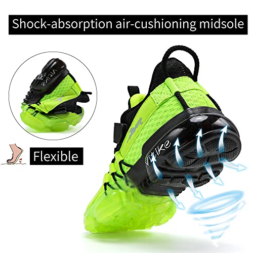 Image of JMFCHI Boys Girls Kids Sneakers Knitted Mesh Running Tennis Athletic Shoes | Breathable,Lightweight,Comfortable,Non-slip,Easy wear,Casual fashion,Indoor outdoor,Gym sport,Daily play,Little /Big Kid
