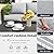 KHOLH 5 Piece Modern Aluminum Patio Furniture Set with Fire Pit Table, Outdoor Patio Sectional Conversation Metal Seating Sets with Olefin Cushion