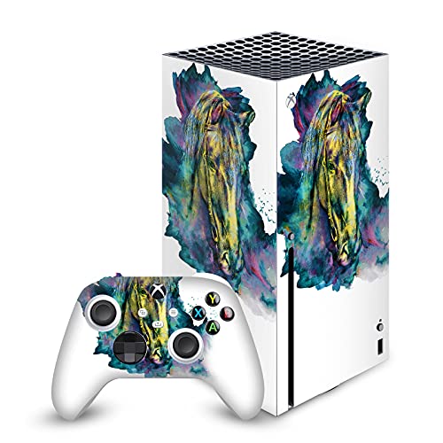 Vinyle Xbox Series X Riza Peker Art Équestre Autocollant Finition Premium