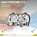 WEELMOTO Headlights for 2005-2010 Chrysler 300 Trims Only 4-Dr, Not Fit 300C, Not Fit Hid, Headlight Assembly Compatible with 05 06 07 08 09 10 Chrysler 300 Trims with Bulbs