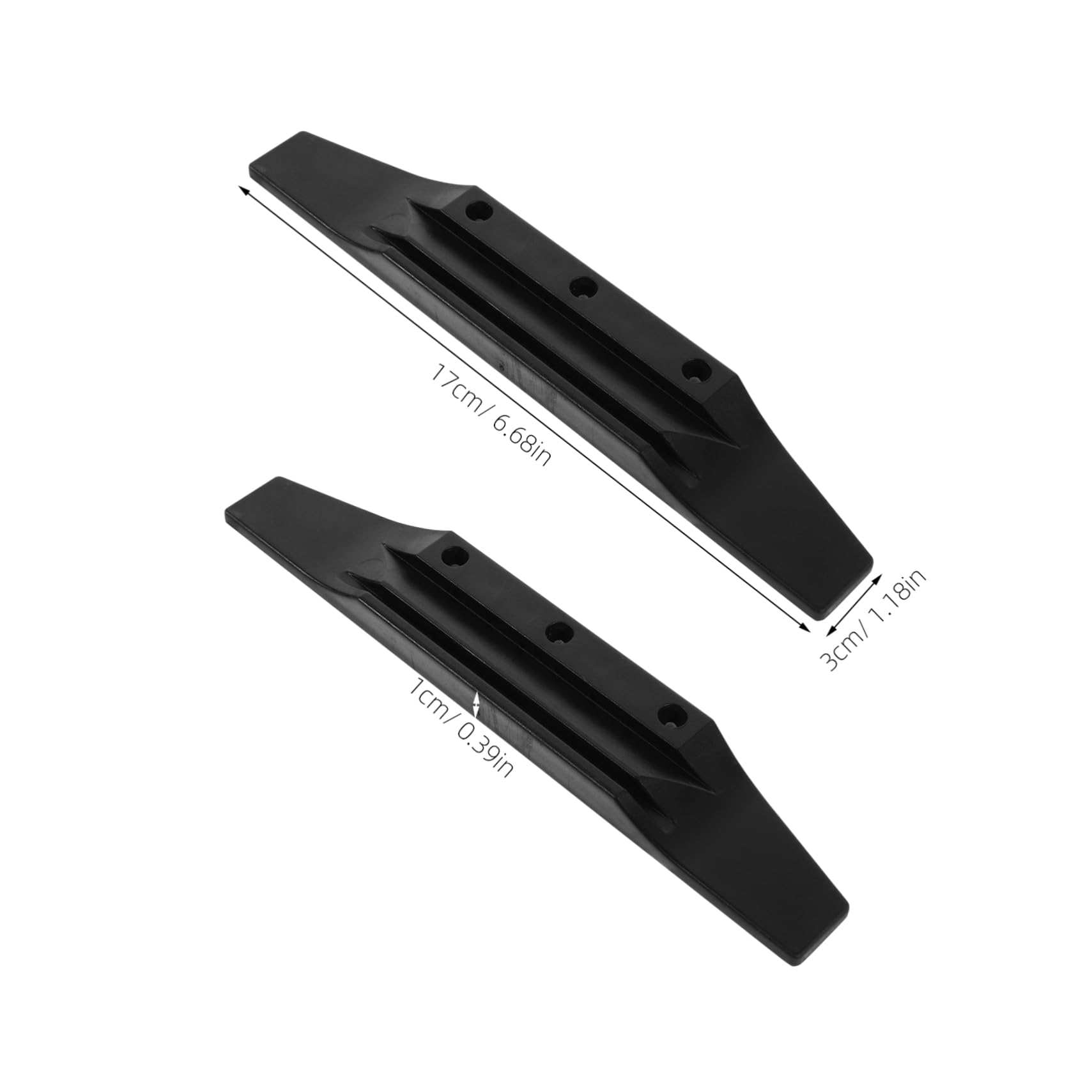 LIFKOME 4pcs Wooden Guitar Acoustic Guitar Pins Guitar Bridge Grooving Mold Guitar Bridge Replacement Guitar Bridge Saddle Slotting Acoustic Guitar Bridge Screws Guitar Bridges Black