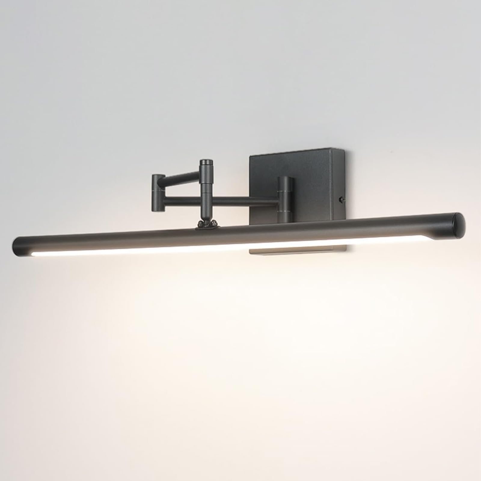Lustro łazienkowe LED, kinkiet, składane, obrotowe lampy, chowane, regulowane kinkiety, nowoczesne, wodoodporne kinkiety do wnętrz, oświetlenie do salonu