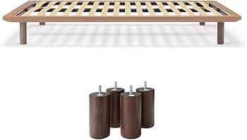 1/28発送予定 無印良品 ベッドフレーム・ウォールナット材・セミダブル・脚付き 1/28発送予定 無印良品 ベッドフレーム・ウォールナット材・セミダブル