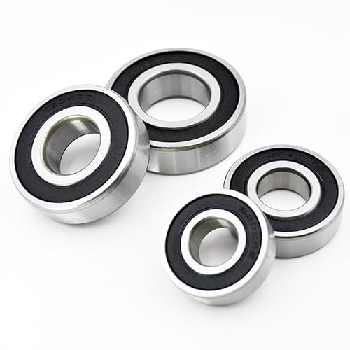 2 pieces of 6200 6201 6202 6203 6204 6205 6206 2RS RS 6200RS 6201RS 6202RS 6205RS chrome steel deep groove ball bearings(6200-2R