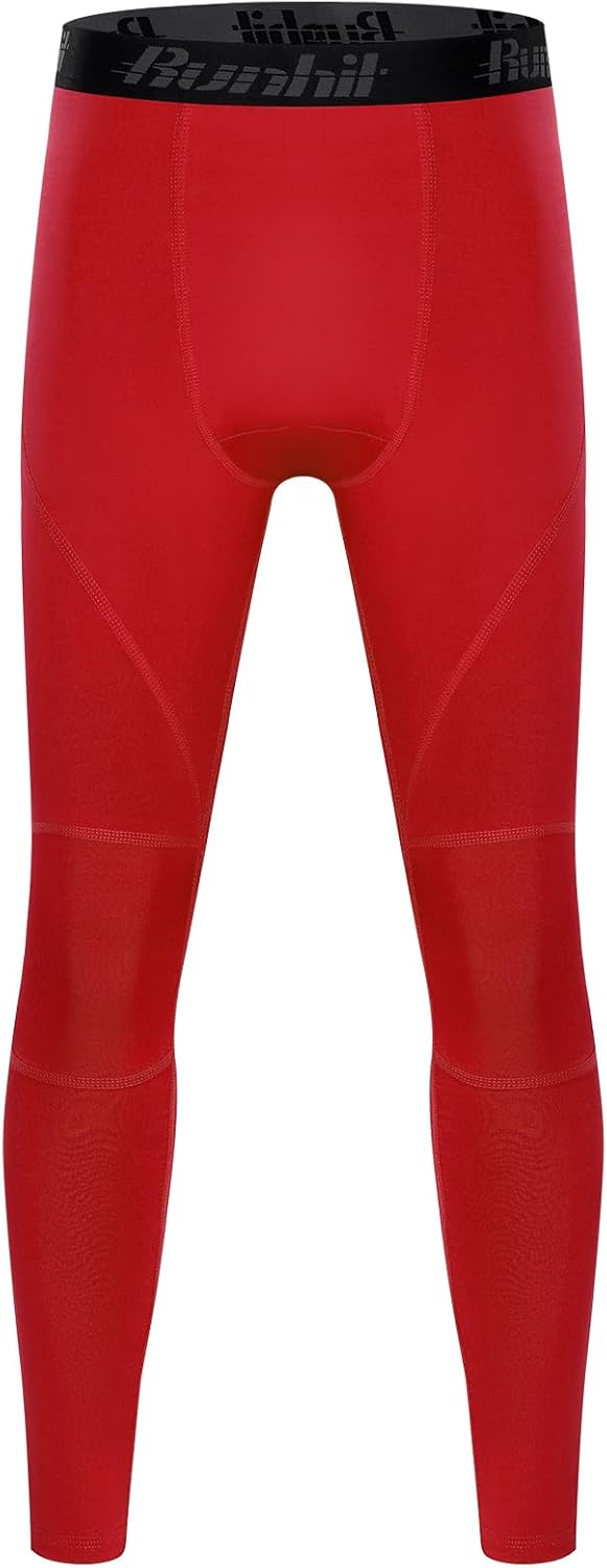 Runhit Boys Compression Leggings Youth Athletic Tights Basketball Compression Pants Boys Base Layer Pants Sports Legging - Image 6