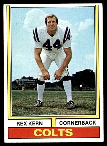 1974 Topps #222 Rex Kern Baltimore Colts (Football Card) VG/EX Colts Ohio St