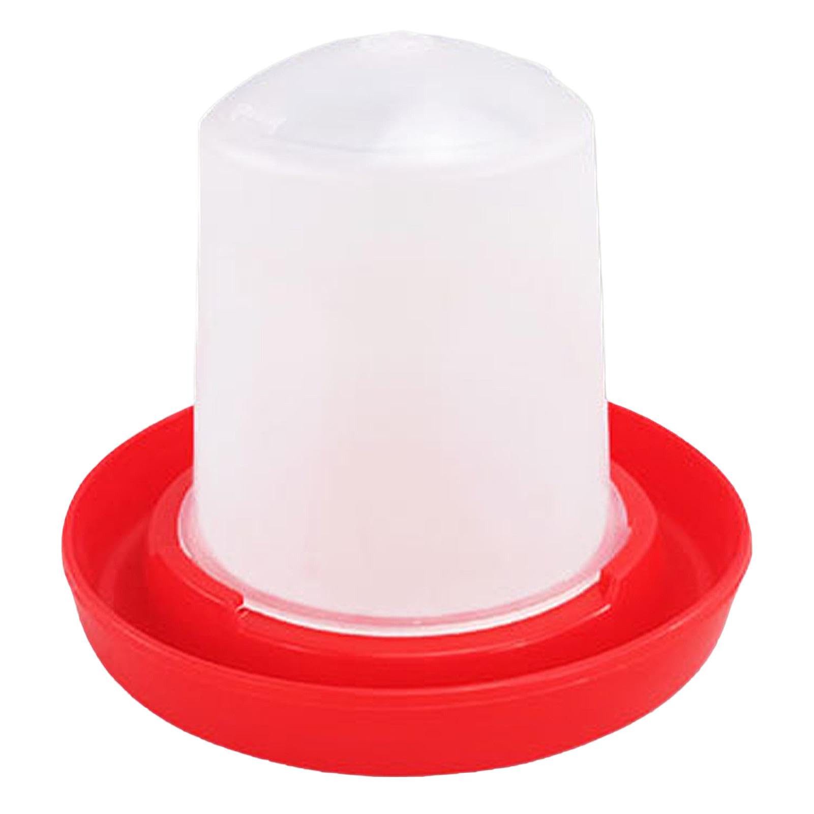 Small Chicken Water Dispenser Chicken Water Feeder Plastic Small Poultry Drinker Feeder Automatic Water Dispenser Tool for Chicken, Duck, Pigeon, Small Poultry, 2.2*2.87*4inch (size:Water Feeder)