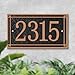 Address Plaque Large Options - Address Signs for Houses, Address Plaque, Home Custom Address Numbers for House Yard Outside,Home,Wall,Mailbox,Yard,Indoor/Outdoor Use,Style 3