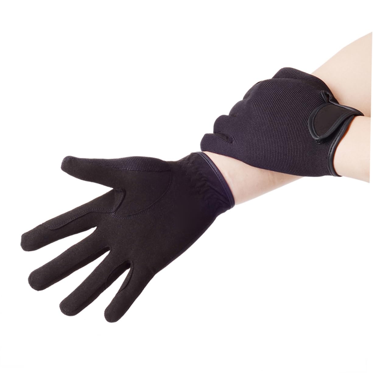 Hemobllo Guanti Da Equitazione Guanti Invernali Cavallo Adulto Formazione Sport All'aperto Addensare i Guanti Caldi Addestramento Equestre Guanti Per L'equitazione Black