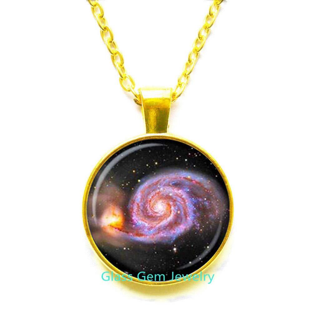 Galaxy Pendant,Galaxy Nebula Necklace,Universe Jewelry,Space Necklace,Space  Pendant,Q0274