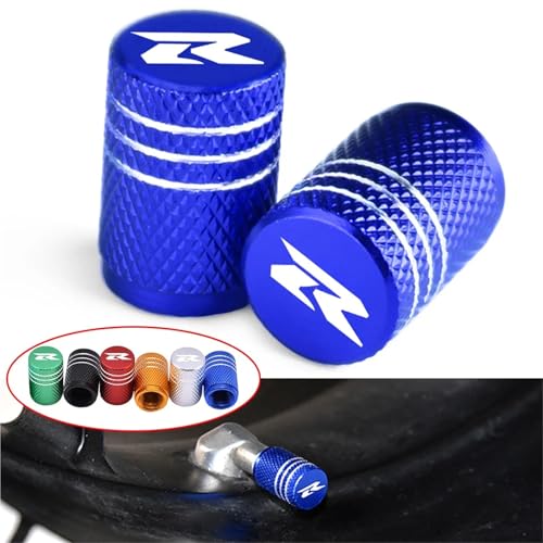 Tapas de válvula neumático de motocicleta Suzuki GSXR 600 750 1000 cubiertas impermeables rueda 2