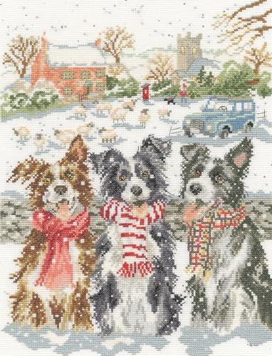 Broderie While Shepherds Watched Bothy Threads pour célébrer la magie de Noël