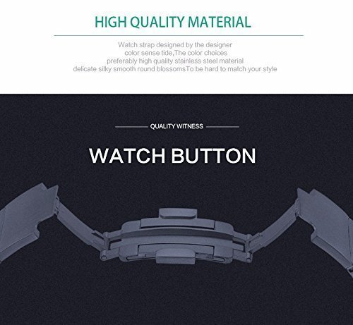 Pulseira Para Relógio Apple Watch Series 3/2/1 Elos Aço Inox 42mm (Prata)