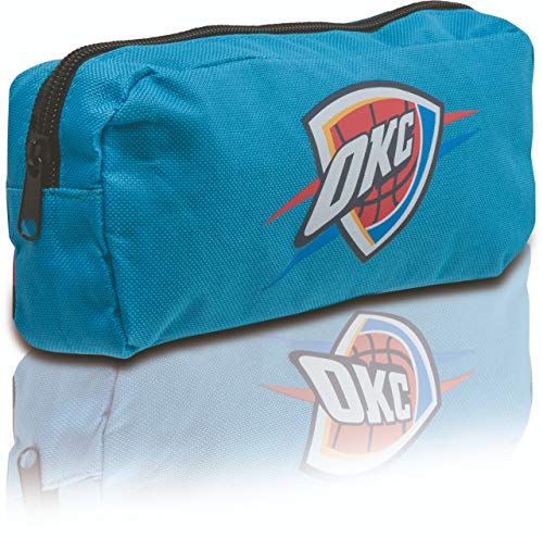 NBA Estojo Necessaire Oklahoma Thunder - Cosméticos - Laranja - Armazenamento de maquiagem para viagem