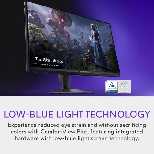 Image of Alienware 27 4K Dual-Resolution Gaming Monitor - AW2725QF - 4K at 180Hz and FHD at 360Hz, 0.5ms GTG 1ms GTG (Extreme Mode), VESA AdaptiveSync, NVIDIA G-SYNC Compatible, HDMI /DP /USB 3.2 Gen1 - Black