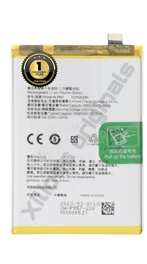 Image of BLP957 Battery for Realme 10 4G 5000mAh Battery with 1 Year Warranty*** (N7)