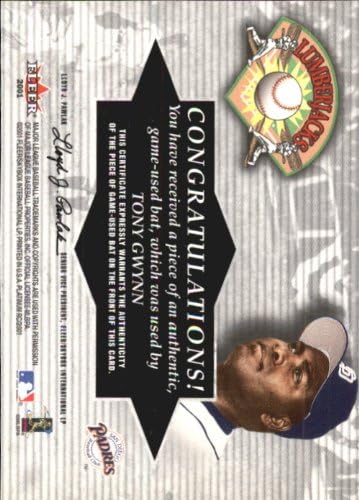 2001 Fleer Platinum Lumberjacks Baseball Card #15 Tony Gwynn