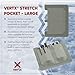 Vertx Stretch Pocket Organizer Insert Attachment for Backpack, Bag Organization, Large