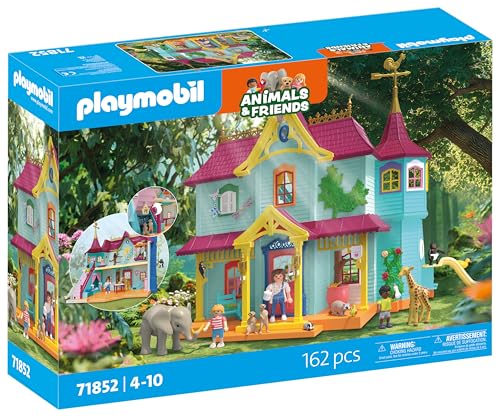 Playmobil | Animals & Friends | Villa d'animaux Multicolores | Jouet à partir de 4 Ans | Cadeau pour Enfants | Encourage la créativité | avec Animaux,...