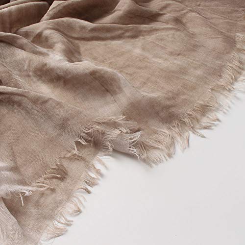 Écharpe dame longue au fini dégradé et franges délicates - 4