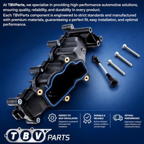Colector de admisión compatible con OEM 059129712BA para motor V6 diésel 5