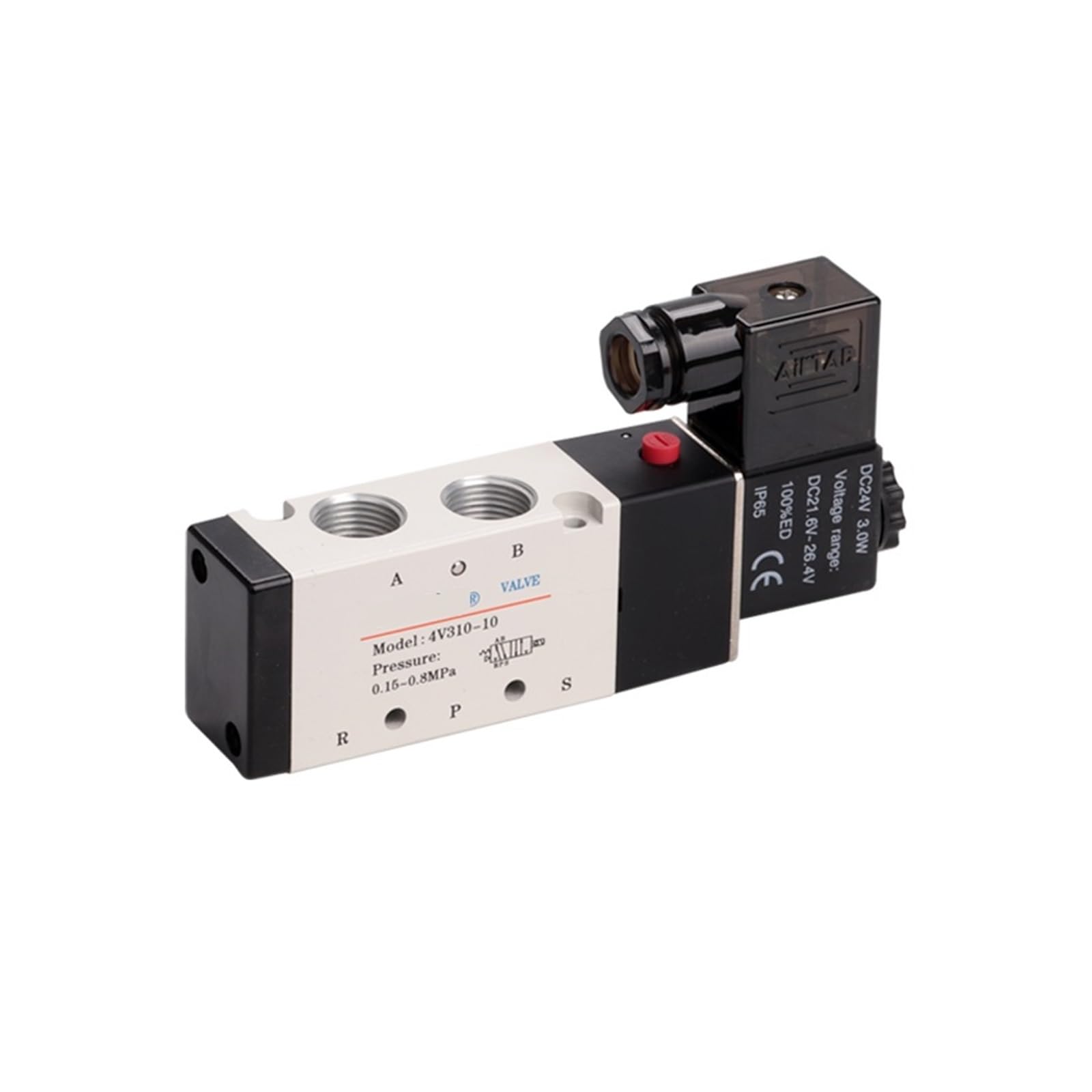 Électrovanne 4V410-15 AC220V pneumatique 5/2 voies monostable pour circuit d'air