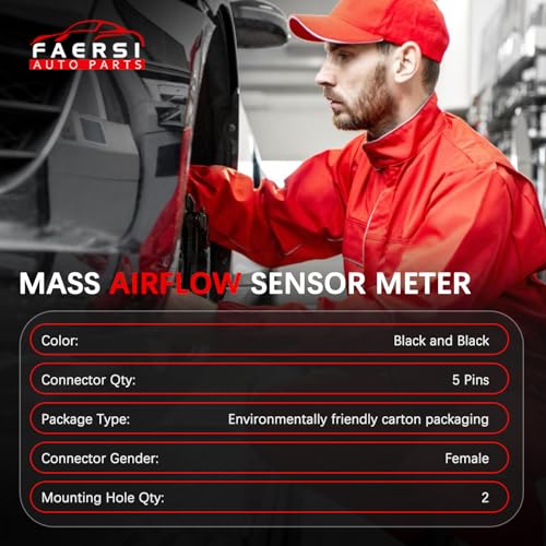image for FAERSI Mass Air Flow Sensor Meter MAF 22680-7S000 AF10141 for 2003-201