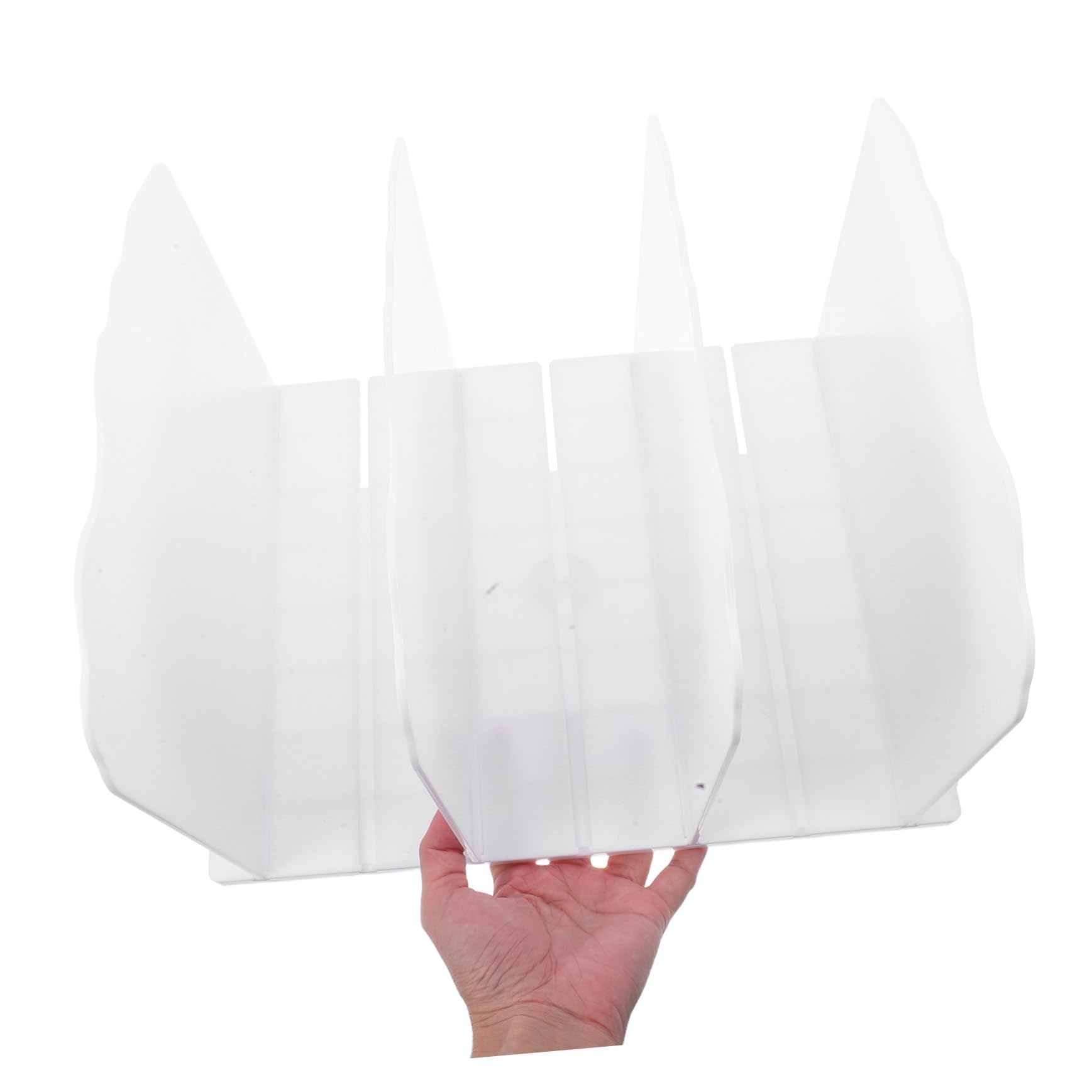 Healifty 2 Piezas Organizador de Bolsos Ajustable Divisores Forma de Onda Estante para Almacenamiento Multiusos para Closet y Oficina Espacio y Mantiene el