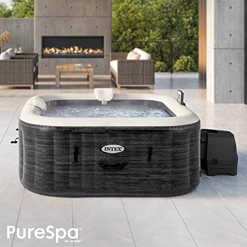 Miniatura 3 de Intex 55090 - SPA Hinchable Exterior e Interior para 4 Personas, Medidas 175x175cm, Capacidad 795 litros, Temperatura del Agua 10º- 40º, SPA Inflable, bañera