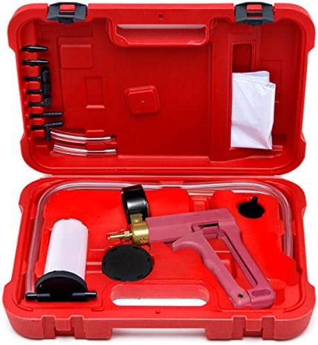 Biltek2 in 1 Brake Bleeder & Vacuum Pump Gauge Test Tuner Kit Tools DIY Hand Tools New Auto Hand Held Brake Bleeder & Vacuum Pump Gauge Test Tester Tuner Tool Kit Set, Multicolor (NPTC-VCT001-3B)