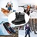 ZEENXIUYA Snow Boots Women Warm Cold Protection Fashion Lace-Up Cold Mid Calf Protection Waterproof Lightweight Snow Boots Thick Warm Lining Grey/Size 11